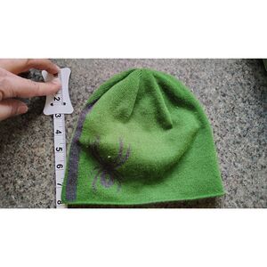 Spyder Green Logo Beanie